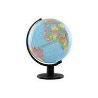 Wereldbol Home ESPRIT Blauw Zwart PVC 33 x 32 x 41 cm