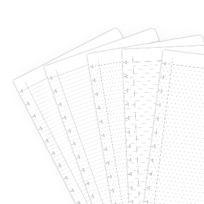 Set Extra Pagina's-A4 - Gelinieerd