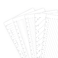 Set Extra Pagina's-A4 - Gelinieerd