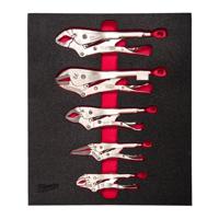 Milwaukee Foam inlay griptangenset | 5-delig - 4932493634