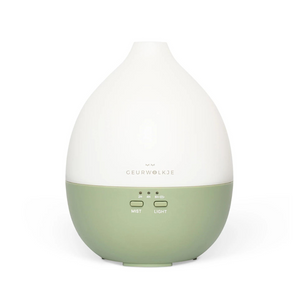 Geurwolkje Nimbus 2.0 - Geurwolkje® Aroma Diffuser - Groen - 200 ml - tevens nachtlampje