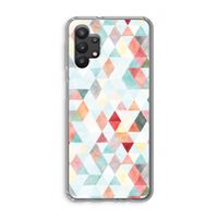 Gekleurde driehoekjes pastel: Samsung Galaxy A32 5G Transparant Hoesje