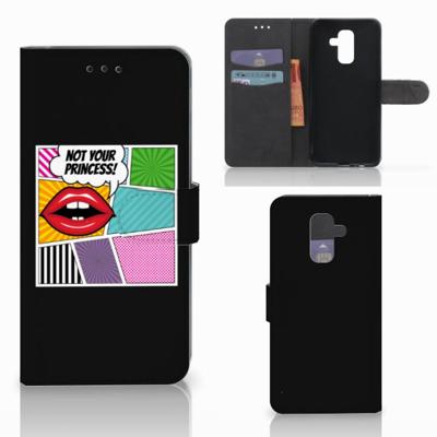 Samsung Galaxy A6 Plus 2018 | Wallet Case | met Pasjes | Popart Princess Samsung Galaxy A6 Plus 2018 | Wallet Case | met Pasjes | Popart Princess