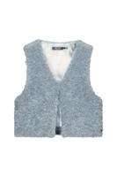Like Flo winter gilet meisjes - blauw - Diam - fur
