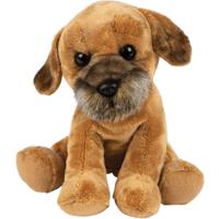 Pluche knuffel dier Border Terrier hond - 22 cm - Speelgoed knuffelbeesten - Honden