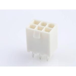 Molex 39288060 Female header, inbouw (standaard) Totaal aantal polen: 6 Rastermaat: 4.2 mm Inhoud: 1 stuk(s) Bag