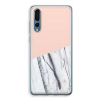 A touch of peach: Huawei P20 Pro Transparant Hoesje
