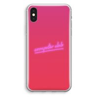 Vice Glow: iPhone XS Transparant Hoesje