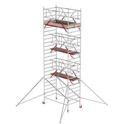 Altrex RS TOWER 42 rolsteiger | 8.20 m | 1.35 m | 2.45 m houten platform | Safe-Quick + schoren - TX420021