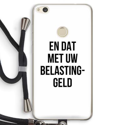 Belastinggeld: Huawei Ascend P8 Lite (2017) Transparant Hoesje met koord