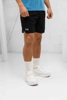 Under Armour Vanish Woven 15CM Korte Broek Heren Zwart/Lichtroze - Maat M - Kleur: ZwartRoze | Soccerfanshop