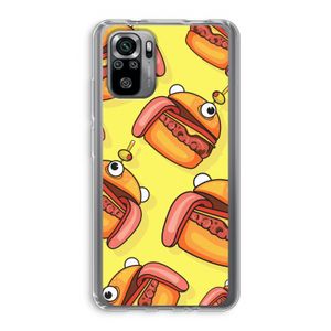 Hamburger: Xiaomi Redmi Note 10S Transparant Hoesje