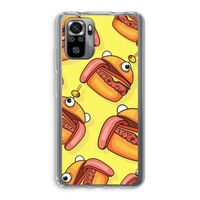 Hamburger: Xiaomi Redmi Note 10S Transparant Hoesje