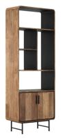 DTP Home Wandkast Evo Teakhout, 220 x 80cm - Bruin - thumbnail