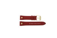 Horlogeband Michael Kors MK2380 Leder Rood 18mm
