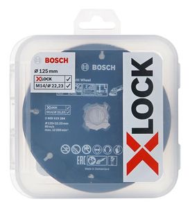 Bosch Accessories 2608619374 X-LOCK Lamellenschuurschijf Diameter 125 mm Boordiameter 22.23 mm Hout, Zacht hout, Hardhout, Metaal, Gietijzer, Staal 5 stuk(s)