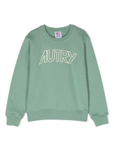 Autry Kids pull en coton à logo imprimé - Vert