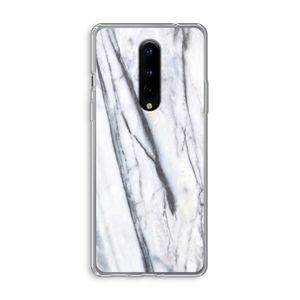 Gestreepte marmer: OnePlus 8 Transparant Hoesje