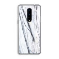Gestreepte marmer: OnePlus 8 Transparant Hoesje