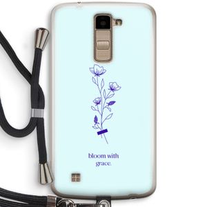 Bloom with grace: LG K10 (2016) Transparant Hoesje met koord