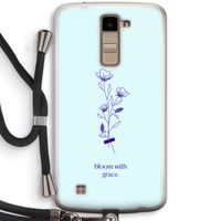Bloom with grace: LG K10 (2016) Transparant Hoesje met koord