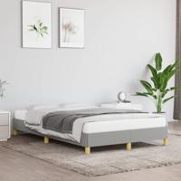 Bedframe zonder matras 120x190 cm stof lichtgrijs