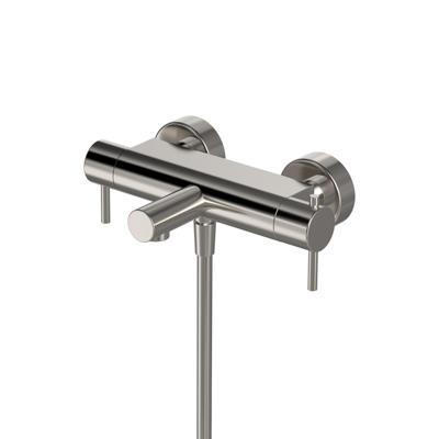 Hotbath Buddy Badmengkraan - thermostatisch - met uitloop - geborsteld nikkel B022GN