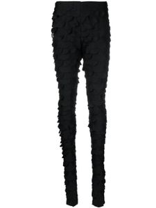 Comme Des Garçons pantalon skinny à design superposé - Noir