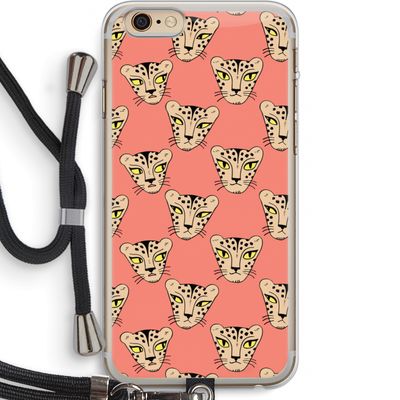 Tijger: iPhone 6 PLUS / 6S PLUS Transparant Hoesje met koord