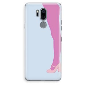 Pink panty: LG G7 Thinq Transparant Hoesje