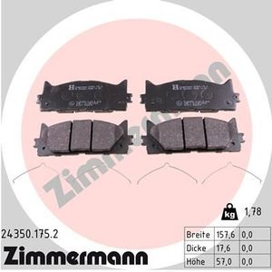 Remblokkenset, schijfrem 243501752