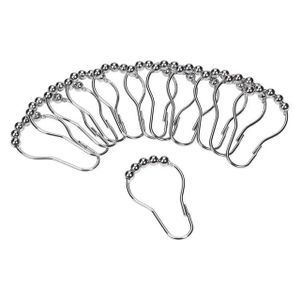 Differnz Anello Douchegordijnringen 12stuks Chroom 32.000.00