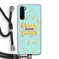 Always fries: OnePlus Nord Transparant Hoesje met koord
