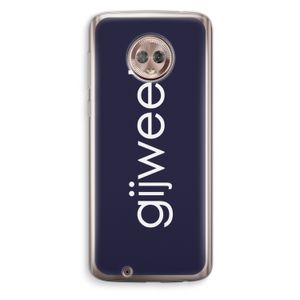 Gijweet: Motorola Moto G6 Transparant Hoesje