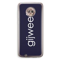Gijweet: Motorola Moto G6 Transparant Hoesje Gijweet: Motorola Moto G6 Transparant Hoesje