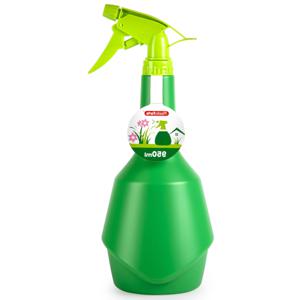 Plantenspuit met een inhoud van 950 ml - groen - verstuiver kop - 29 cm - kunststof