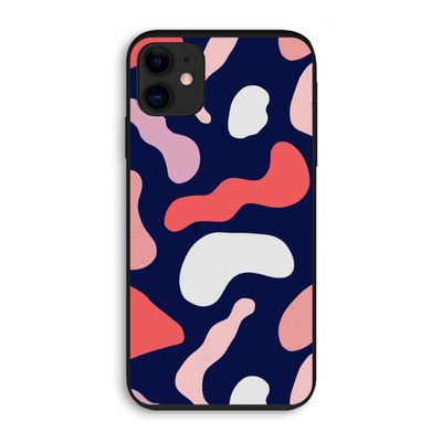 Memphis Shapes Pink: iPhone 11 Biologisch afbreekbaar hoesje
