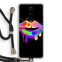 Lip Palette: OnePlus 8 Transparant Hoesje met koord
