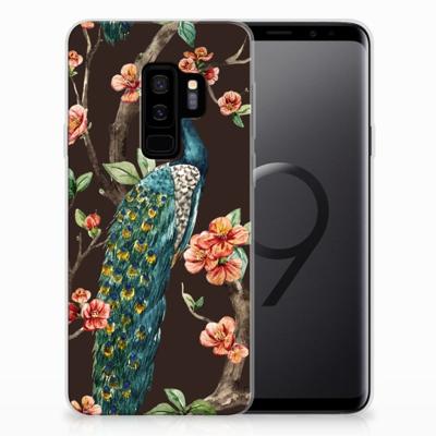 Samsung Galaxy S9 Plus | TPU Hoesje | Pauw met Bloemen