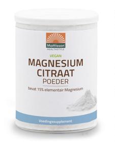 Mattisson Magnesium citraat poeder 15%