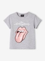 Meisjesshirt The Rolling Stones¨, met korte mouwen medium grijs gechineerd - thumbnail