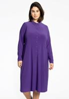 Yoek Blouse midi | Paars | Maat 54/56
