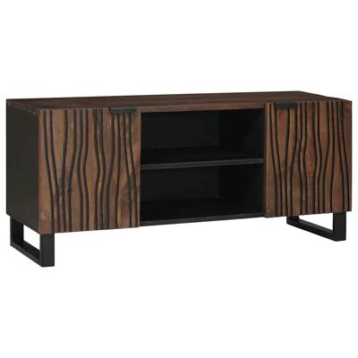 TV-kast Bruin 105 x 33 x 46 cm massief mangohout