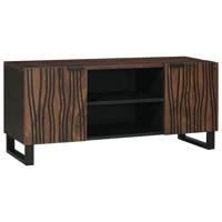 TV-kast Bruin 105 x 33 x 46 cm massief mangohout