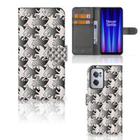 OnePlus Nord CE 2 | Telefoonhoesje | Met pasjeshouder | Salamander Grey