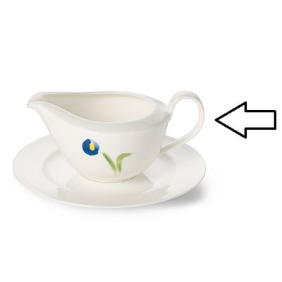 DIBBERN - Impression Blue Flower Classic - Sauskom 0,45l