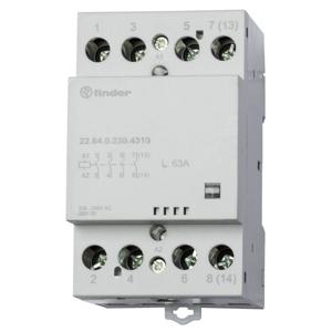 Finder 22.64.0.230.4310 Contactor 4x NO 230 V/DC, 230 V/AC 63 A 1 stuk(s)