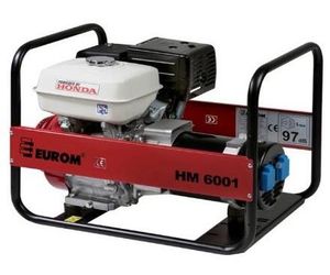 Eurom HM6001 benzine generator 6,3 kW | Honda motor - 449068