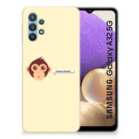 Samsung Galaxy A32 5G Telefoonhoesje met Naam Monkey