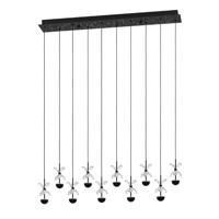 Stars of Light Zwarte hanglamp Pianopoli 2 87cm x 12cm 390278 - thumbnail